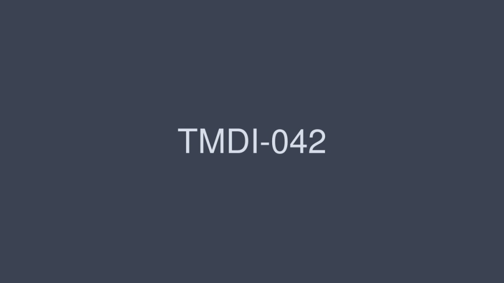 TMDI-042 تنها لذت کارت امتیاز و رابطه جنسی است